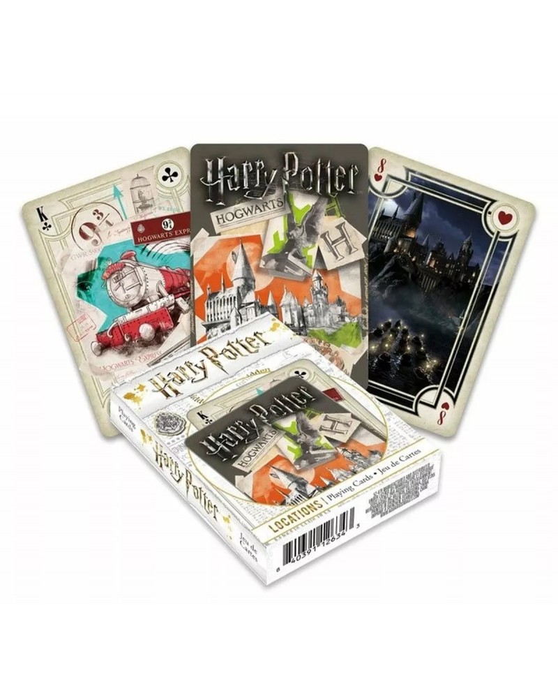Acheter le jeu de 54 cartes représentant les lieux de la saga Harry Potter