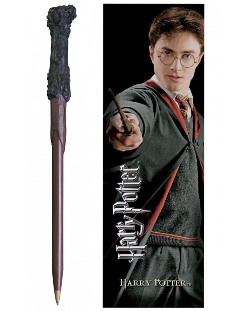Harry Potter - Stylo baguette & Marque-page Harry Potter